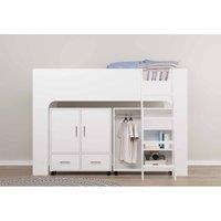 Flintshire Eden Mid Sleeper White, White