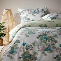 Vantona Jungle Toile Quilt Cover Set Double, Multi