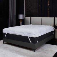 Ezysleep 4 Inch Luxury Thick Heated Mattress Topper - Single, White