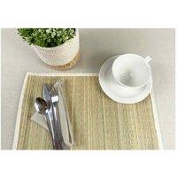 Esselle Spey Dry Grass Table Placement Runner 35x45cm Cream Colour Set Of 2, Cream