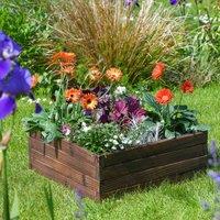 Garden Gear Wooden Raised Garden Bed (60x60cm), Brown