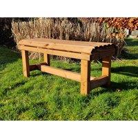 Churnet Valley Garden Furniture Churnet Valley Valley Backless Bench, Brown