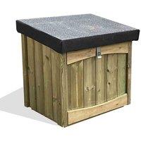 Churnet Valley Garden Furniture Churnet Valley Parcel Box, Brown