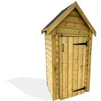 Churnet Valley Garden Furniture Churnet Valley Tall Garden Store, Brown