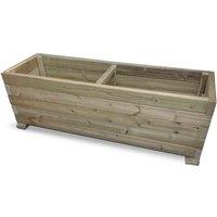 Churnet Valley Garden Furniture Churnet Valley Super Heavy Duty Veg Trough 180X60X50, Brown