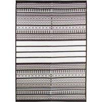 Charles Bentley Tribal Waterproof Rug Black 230x160cm