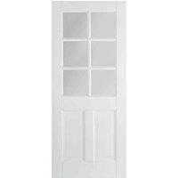 LPD Doors Canterbury 2P 6L Primed White Doors 686 X 1981, White