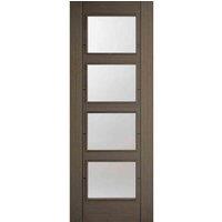 LPD Doors Vancouver 4L Pre-finished Chocolate Grey Doors 762 X 1981, Grey