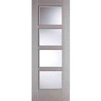 LPD Doors Vancouver 4L Pre-finished Light Grey Doors 762 X 1981, Grey