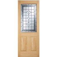 LPD Doors Winchester 1L Unfinished Oak Doors 762 X 1981, Brown