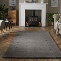Mayfair Esme 120x170cm Grey Wool Rug, Grey