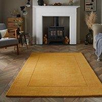 Mayfair Esme 120x170cm Ochre Wool Rug, Orange