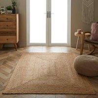 Naturelle Stockport 120x170cm Natural Handbraided Rug, Green