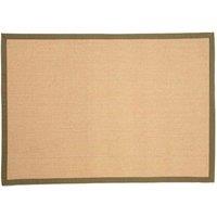 Esselle Swinton Sisal Jute 60x230cm Green Colour Boucle Runner, Green