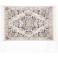 Esselle Kew 120x170cm Grey Antique Printed Rug With Tassel, Grey