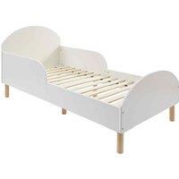 Liberty House Toys Kids White Toddler Bed, White