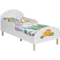 Liberty House Toys Kids Toddler Bed Jungle-lion, White