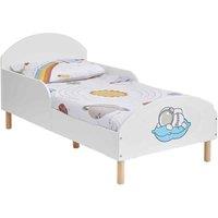 Liberty House Toys Kids Toddler Bed Spaceman, White
