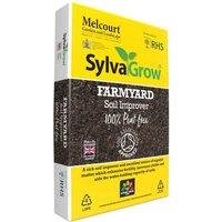 Thompson & Morgan 1 x RHS Sylvagrow Farmyard Manure/Soil Improver - 50 Litre Bag, Brown