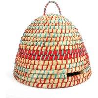 Wild Life World Wildlife World Decorative Bee Skep with Recycled Sari, Multi
