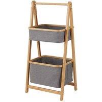 Showerdrape Cotswold 2 Tier Storage Ladder, Grey