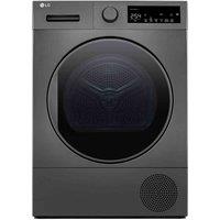 LG FDT208S 8Kg Heat Pump Tumble Dryer - Dark Silver - A Rated, Silver