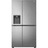 LG Naturefresh GSLV70PZTD Side-by-side Fridge Freezer - Shiny Steel - 635L - D Rated