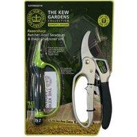 Spear & Jackson Kew Gardens Collection Ratchet Secateurs + Blade Sharpener Gift Set