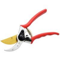 Spear & Jackson Razorsharp Bypass Secateurs Titanium Coated Blades - Red, Red