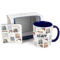 Purely Home Trades Mug & Coaster Gift Set - Scaffolder, Multi