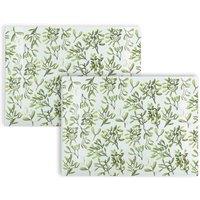 Purely Home Christmas Mistletoe Large Smooth Worktop Protectors - Set Of 2, Multi