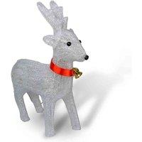 St Helens Outdoor And Indoor 39Cm Reindeer With 40 Led's Timer And Battery Operation, Red