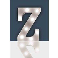 St Helens Battery Operated 3D Led Letter Z Light, White