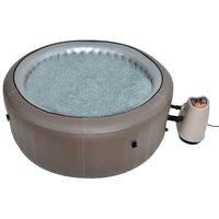 2025 Canadian Spa Grand Rapids Inflatable Hot Tub with LED Light, Brown