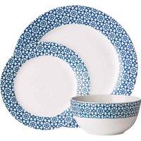 Interiors By Ph Avie Casablanca Blue Dinner Set, Blue