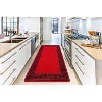 Smart Living Greekey Gel Mat 40X60Cm - Red Black, Red