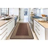 Smart Living Greekey Gel Mat 50X80Cm - Brown Beige, Brown