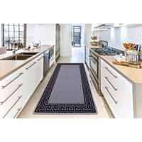 Smart Living Greekey Gel Mat 50X80Cm - Grey Black, Grey
