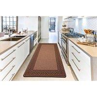Smart Living Greekey Gel Mat 67X120Cm - Beige Brown, Brown