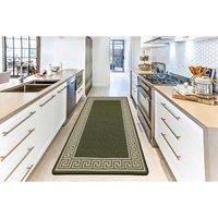 Smart Living Greekey Gel Mat 67X220Cm - Green Cream, Green