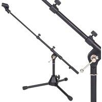 Kinsman Premium Series Mini Microphone Boom Stand - Black, Black