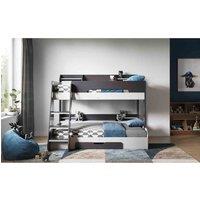 Flair Furniture Flair Flick Triple Bunk Bed - Grey, Grey