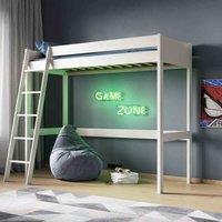 Noomi Tera Highsleeper Bed - White, White