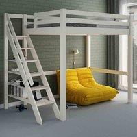 Noomi Studio Loft Bed Double White, White