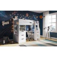 Flair Furniture Flair Cosmic Storage Sleeper, White