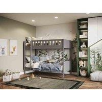 Flair Furniture Flair Bea Bunk Bed Grey, Grey