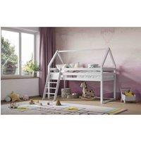 Flair Furniture Flair Ellie House Midsleeper White, White
