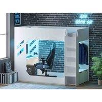 Recoil Shuttle High Sleeper Single White, White