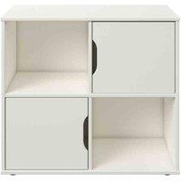 Noomi Midi Craft Cabin White, White