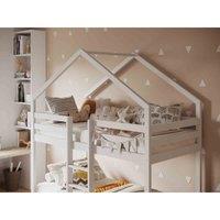 Flair Furniture Flair Nest House Bunk Bed White, White